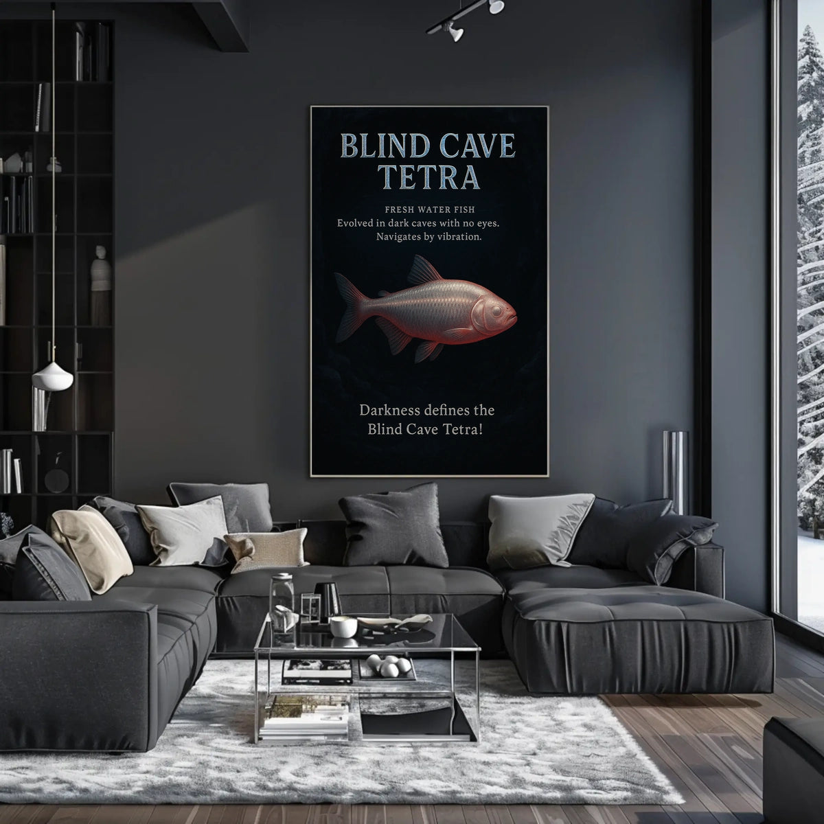 Blind Cave Tetra Poster