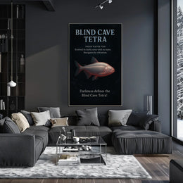 Blind Cave Tetra Poster