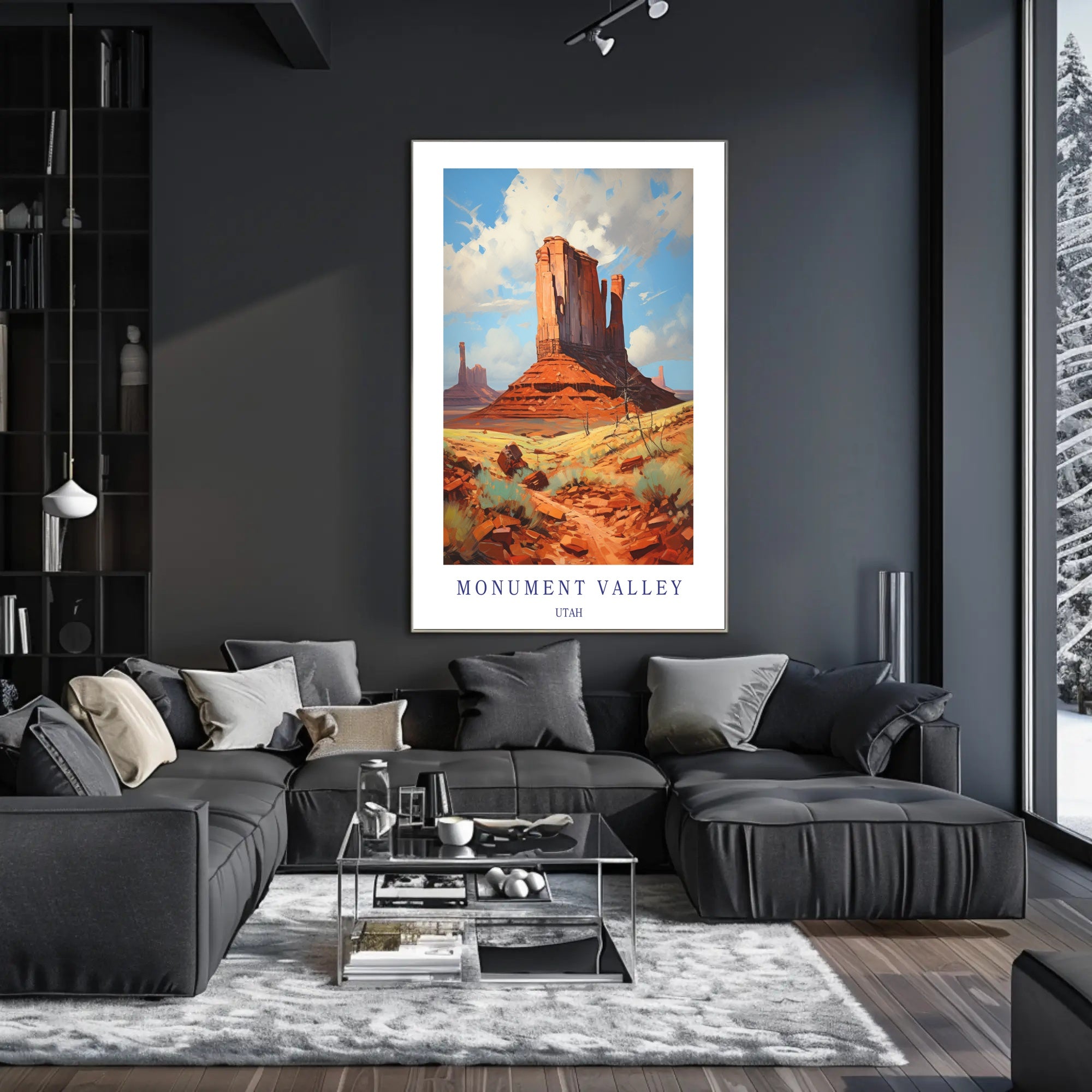 Monument Valley Adventure Awaits Travel Poster PosterGoat