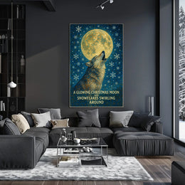 Christmas Moon Poster