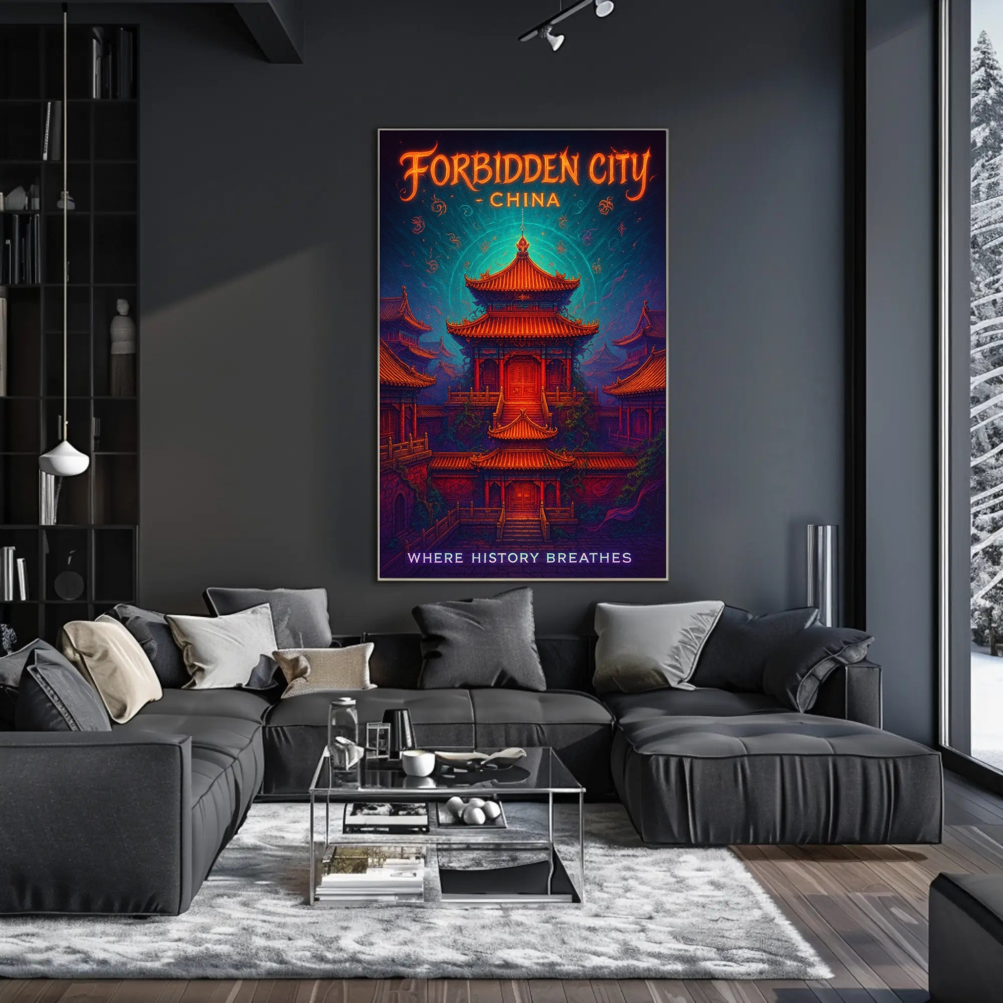 Forbidden City Enchantment in Cultural or Heritage Poster