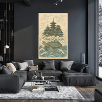 Harmony Under Ancient Skies: Fantasy or Mythology Poster