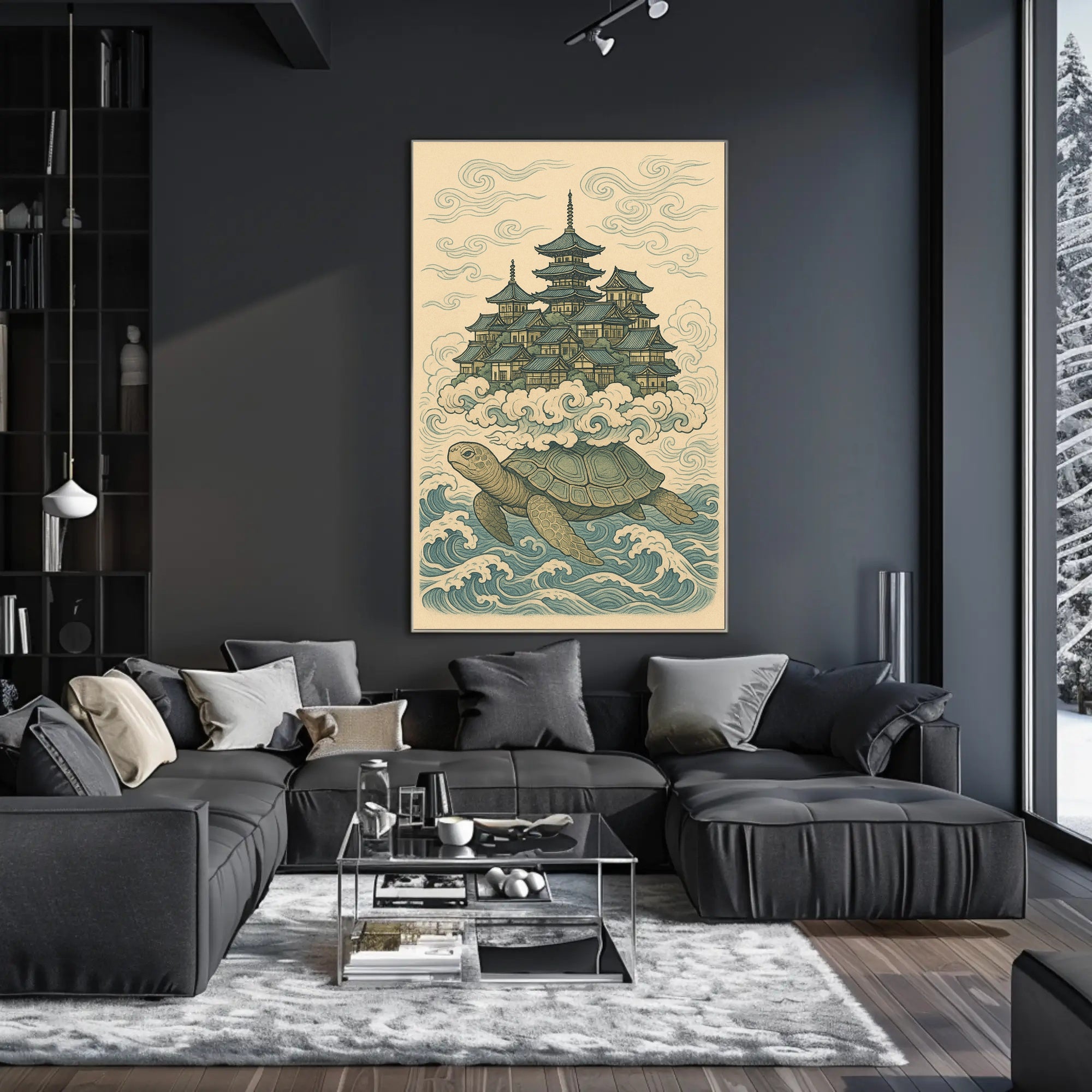 Harmony Under Ancient Skies: Fantasy or Mythology Poster