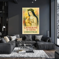 Catherine of Siena Religious Heritage Artistic Poster