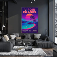 Virgin Islands Caribbean Paradise Poster