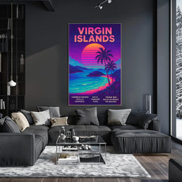 Virgin Islands Caribbean Paradise Poster
