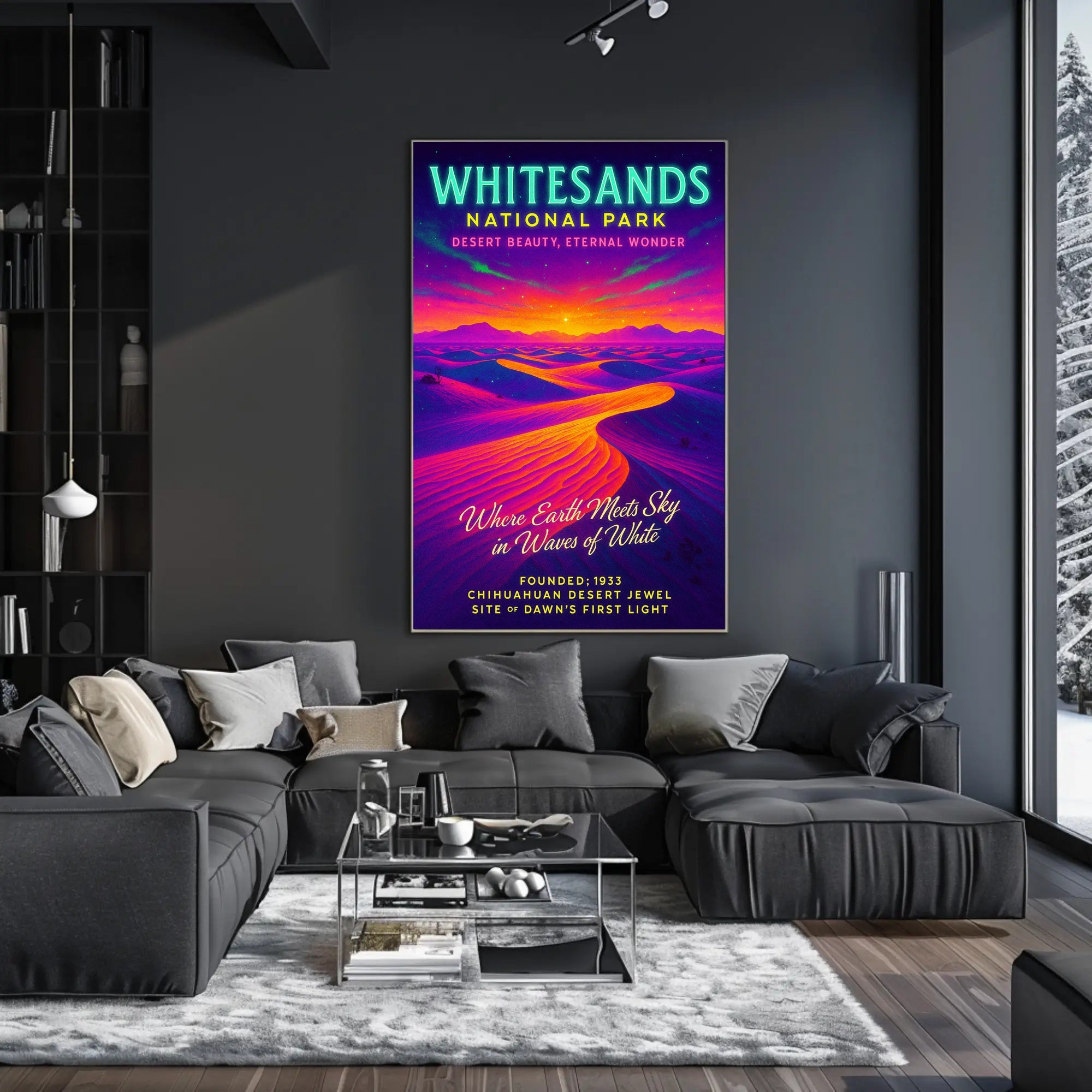 Whitesands National Park Poster PosterGoat