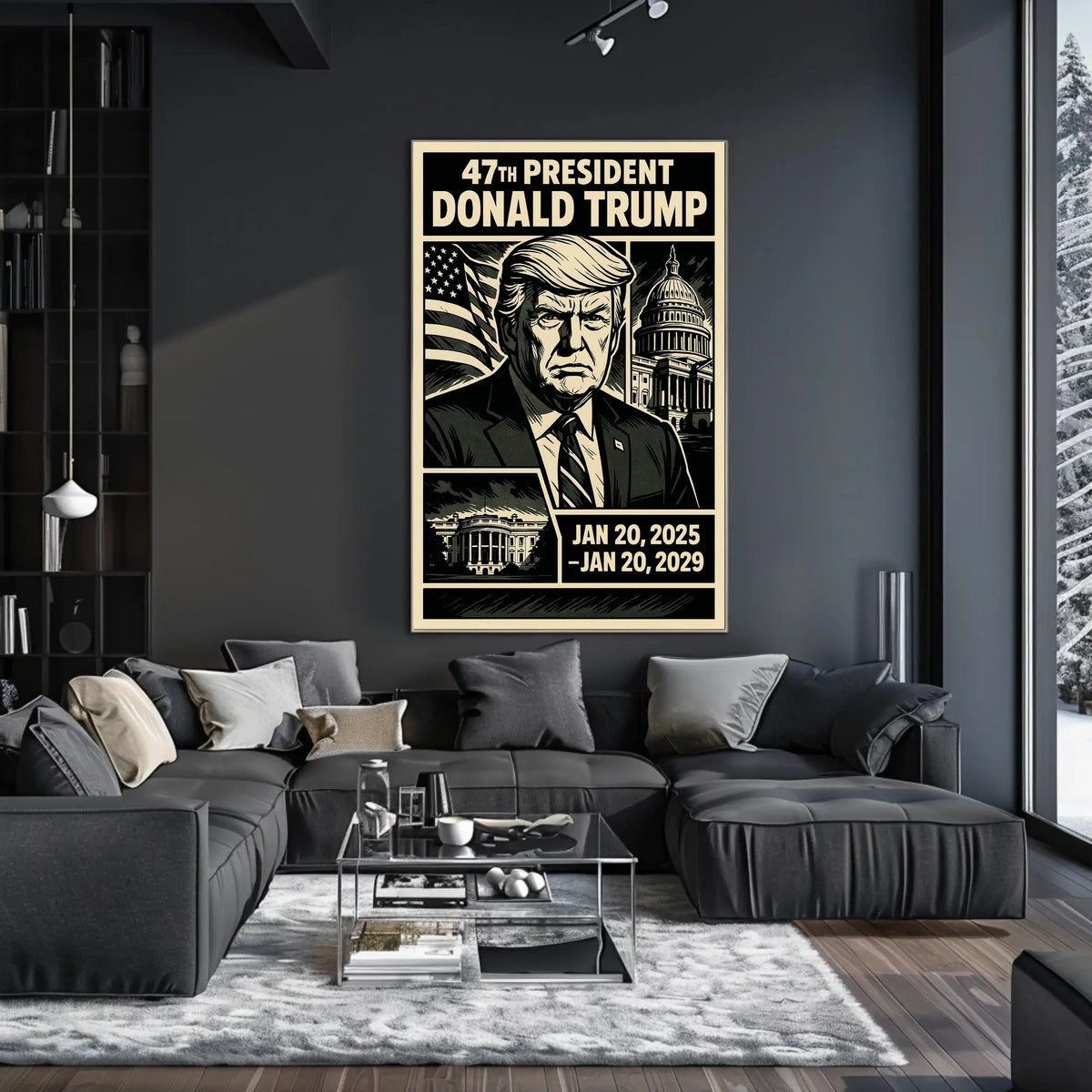 Donald Trump 47th President Poster
