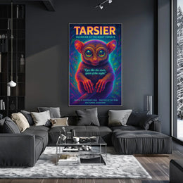 Tarsier Guardian of the Night Forests Poster