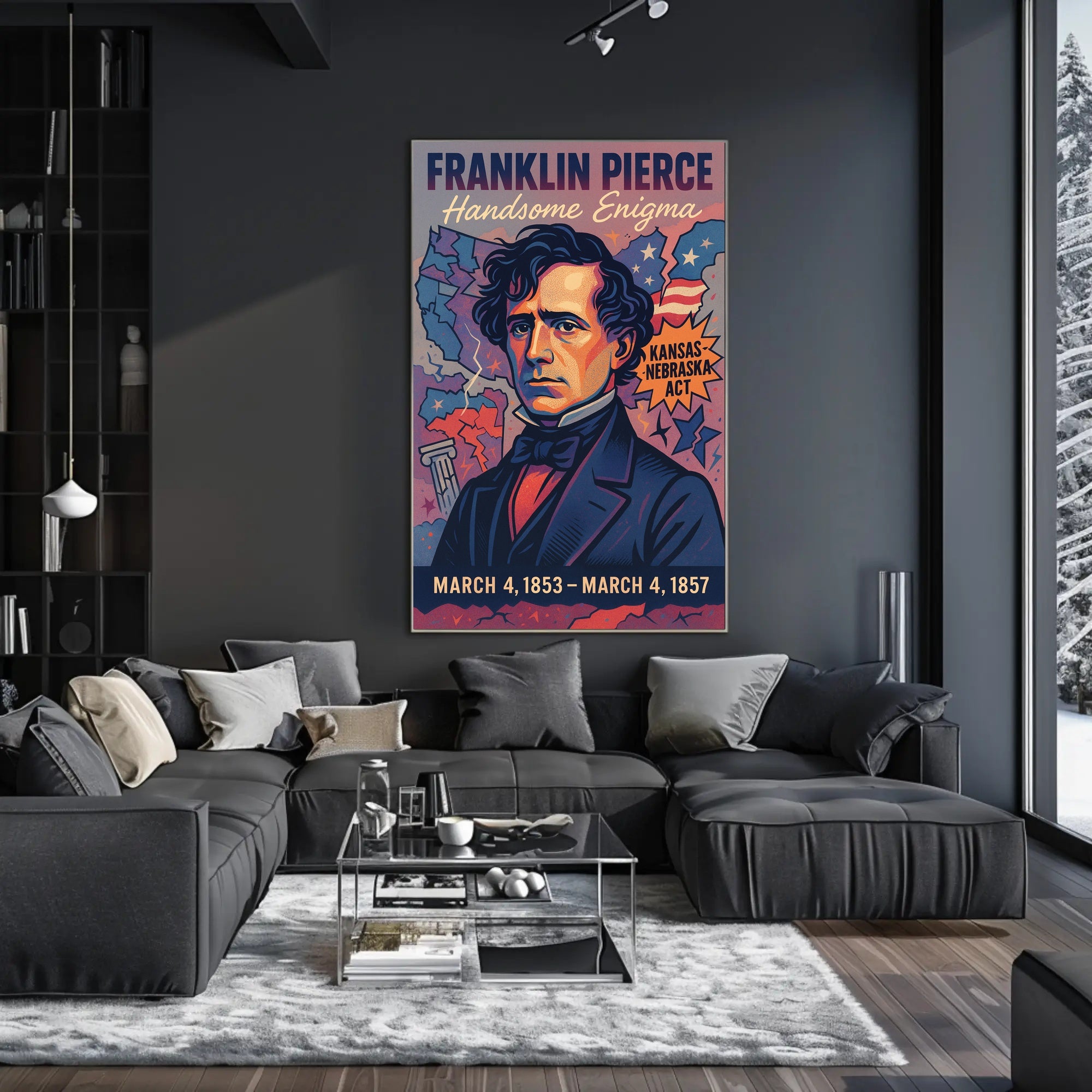 Franklin Pierce 14th President Poster PosterGoat