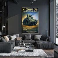 M1 Combat Car Legacy of Strength Poster