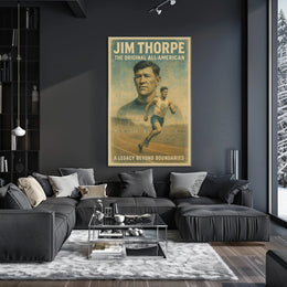 Jim Thorpe Legendary Athlete Poster