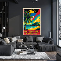 Antigua And Barbuda Paradise Poster