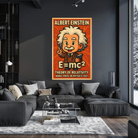 Albert Einstein Theory Of Relativity Poster