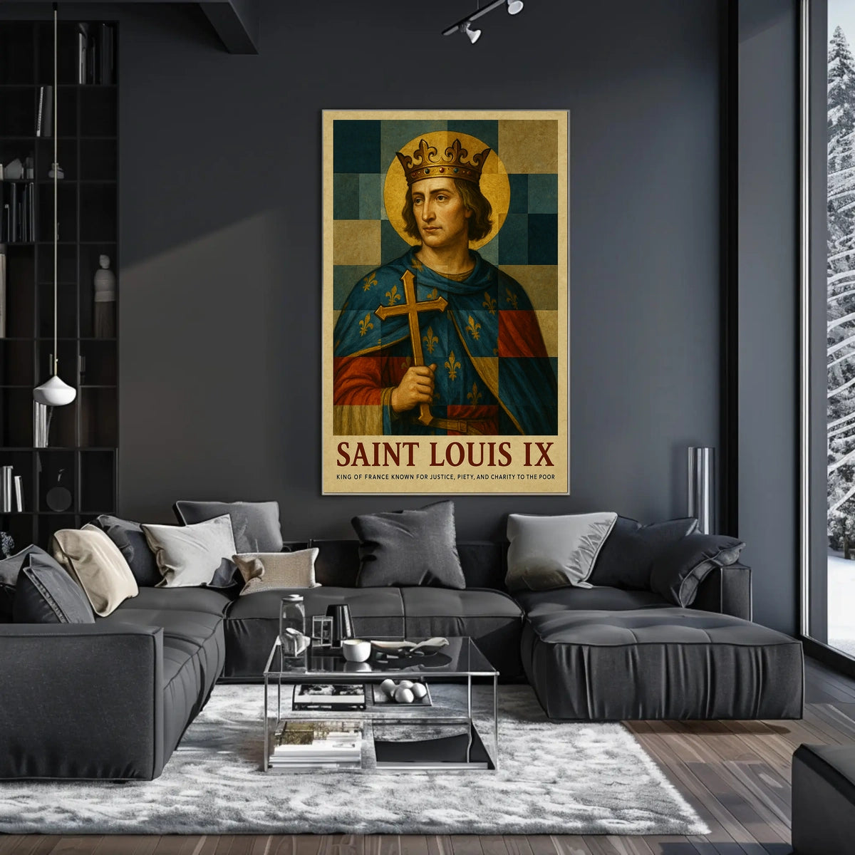 Saint Louis Ix King Of France Poster