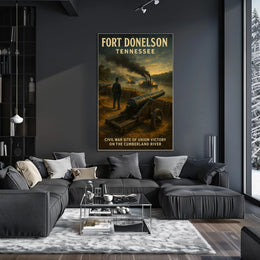 Fort Donelson Civil War Victory Poster