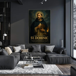 St. Dominic A Life of Faith and Vision Poster