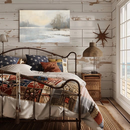 Tranquil Winter Landscape Poster