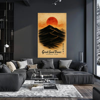 Great Sand Dunes Tranquil National Park Artistic Poster
