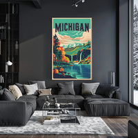 Michigan Scenic Landscape Poster