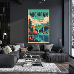 Michigan Scenic Landscape Poster