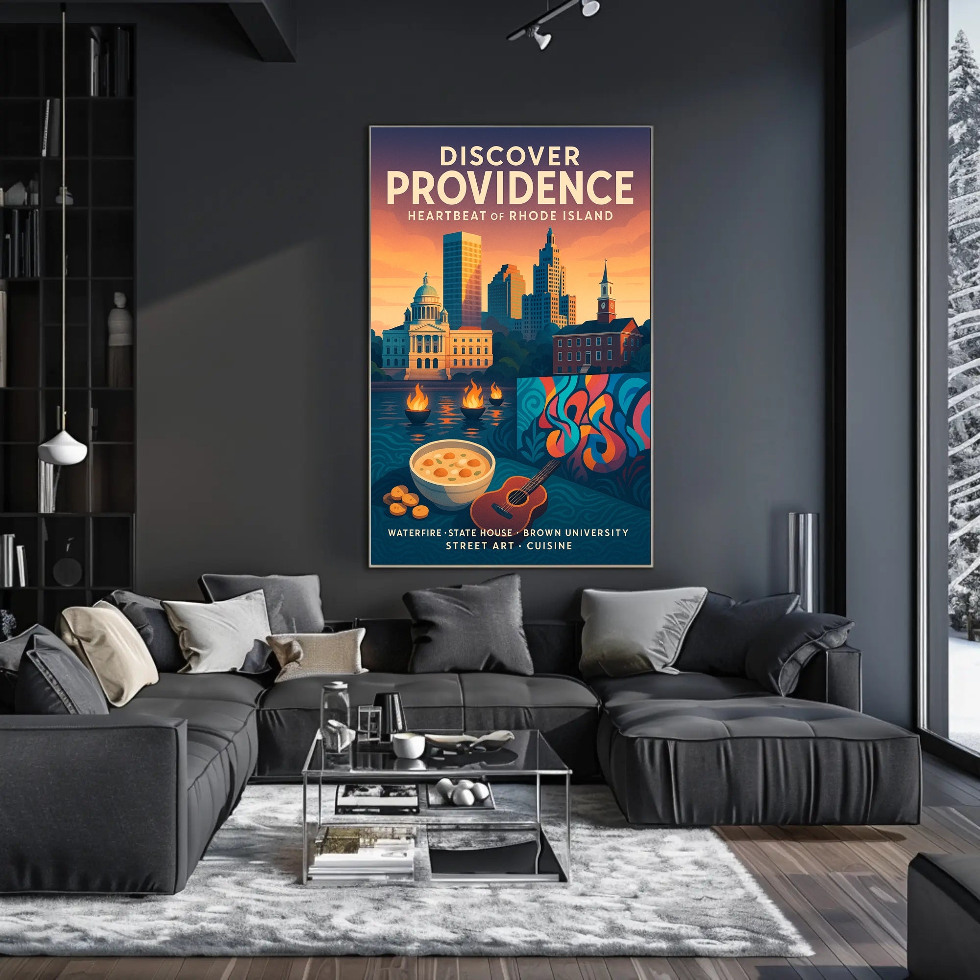 Discover Providence Poster PosterGoat