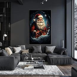 Santa Claus In Winter Wonderland Poster