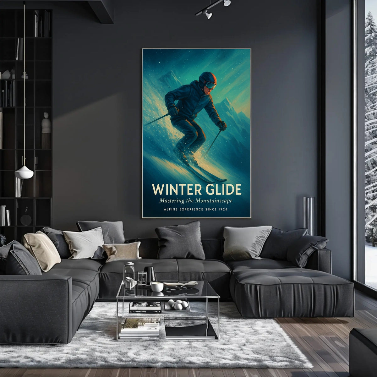 Winter Glide Poster
