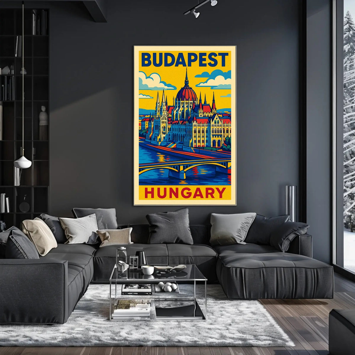 Budapest A Vibrant Tribute Poster