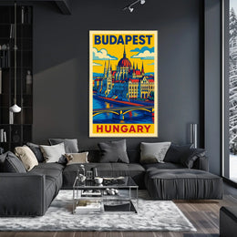 Budapest A Vibrant Tribute Poster