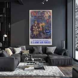Vibrant Abstract Canvas: Unique Artistic Poster