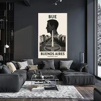 Buenos Aires Silhouette Poster