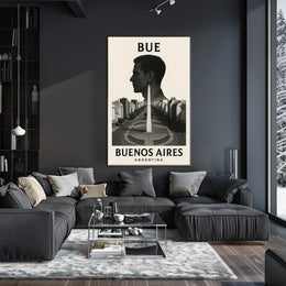 Buenos Aires Silhouette Poster