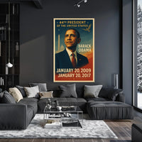 Barack Obama Inspirational Presidential Era Historical Poster