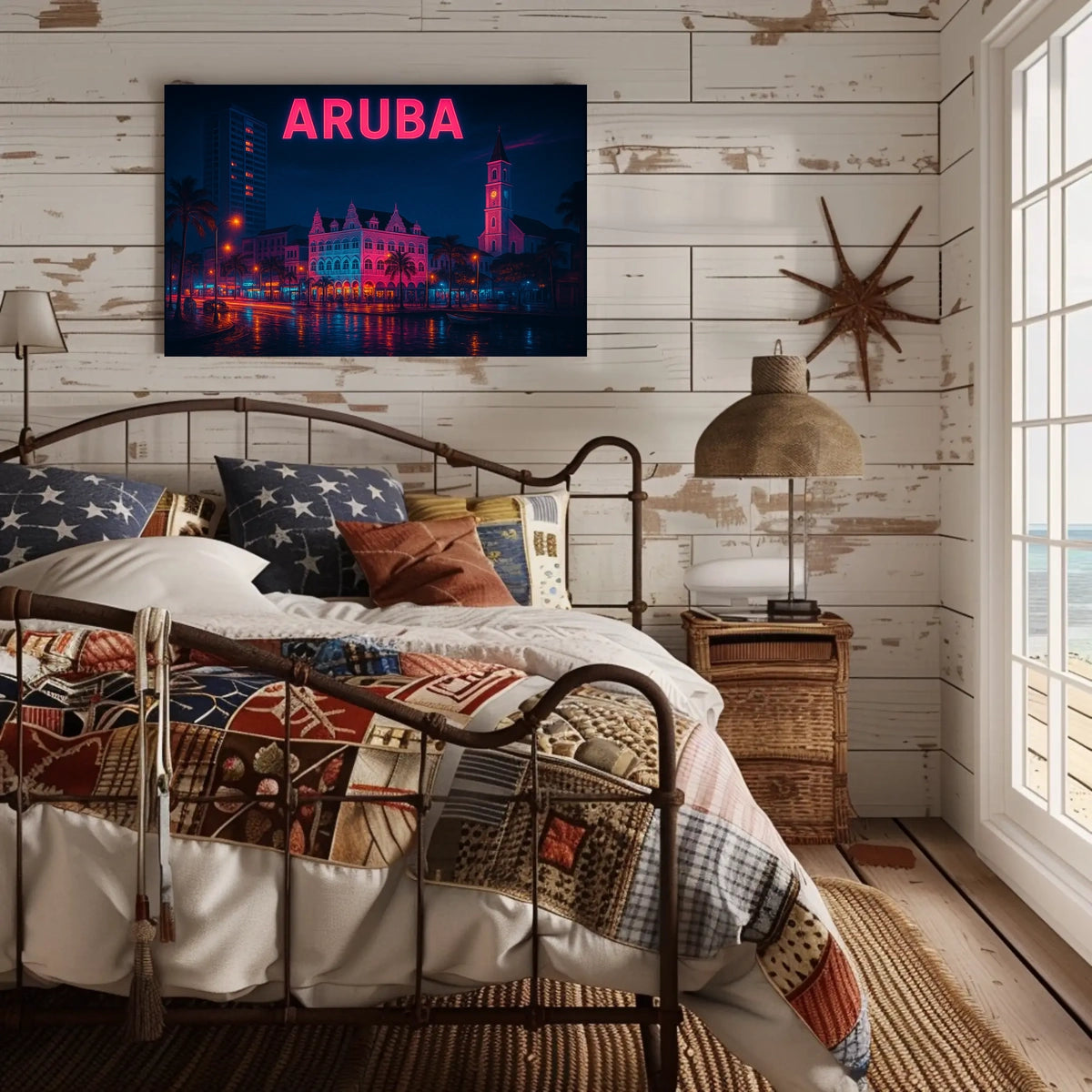 Aruba Nightscape Poster