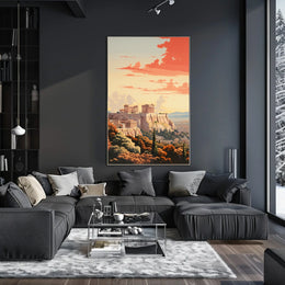 Acropolis of Athens: Ancient Beauty Travel Poster