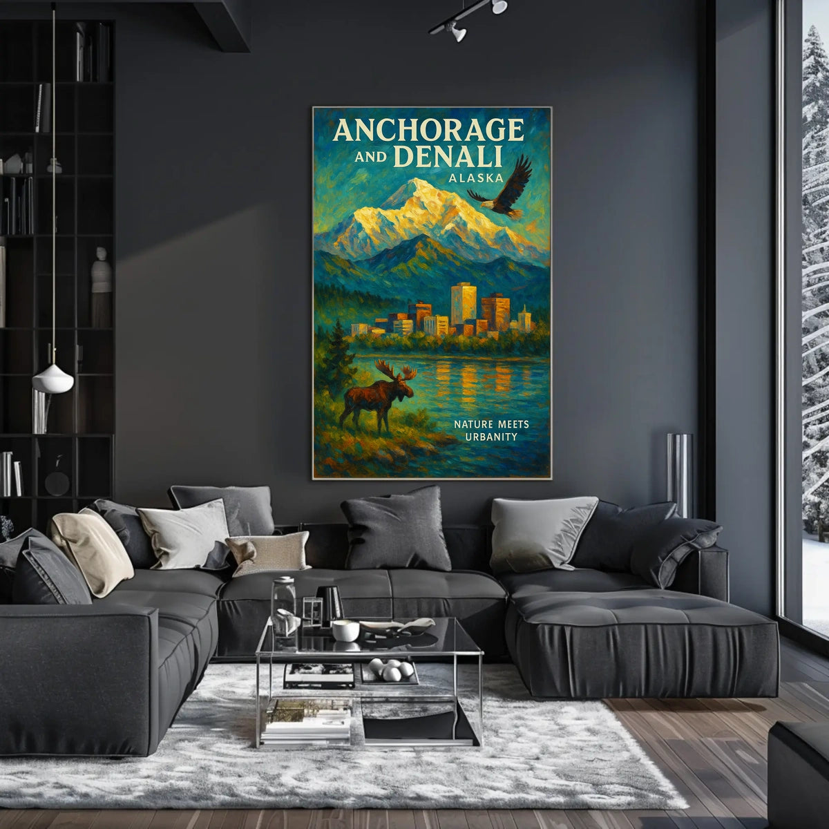 Anchorage and Denali Where Nature Meets Urbanity Description This Poster