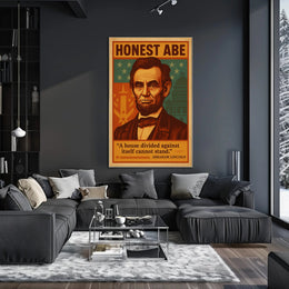 Abraham Lincoln "Honest Abe" Poster PosterGoat