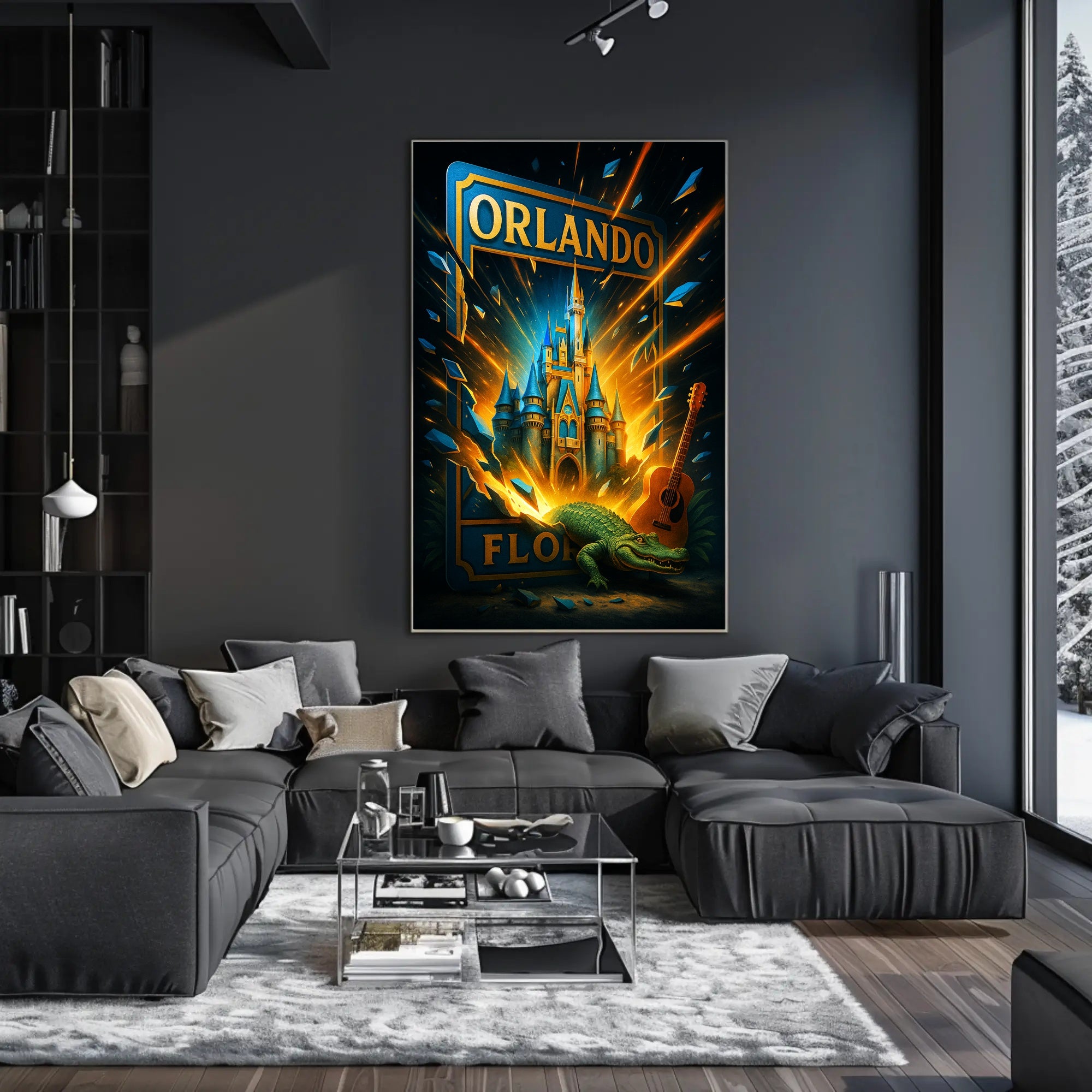 Orlando Fantasy Explosion Poster PosterGoat