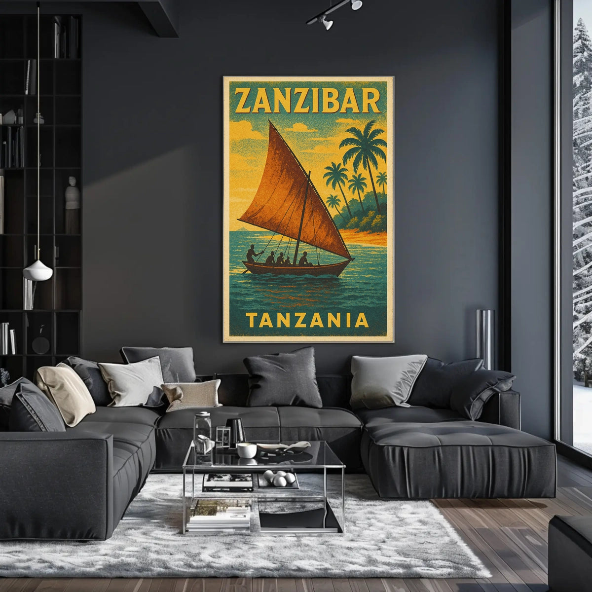 Zanzibar Travel Poster