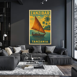 Zanzibar Travel Poster