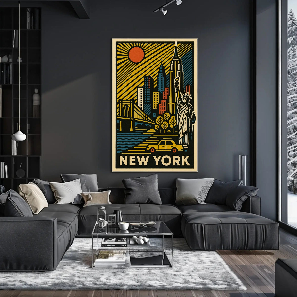 New York City Skyline Poster