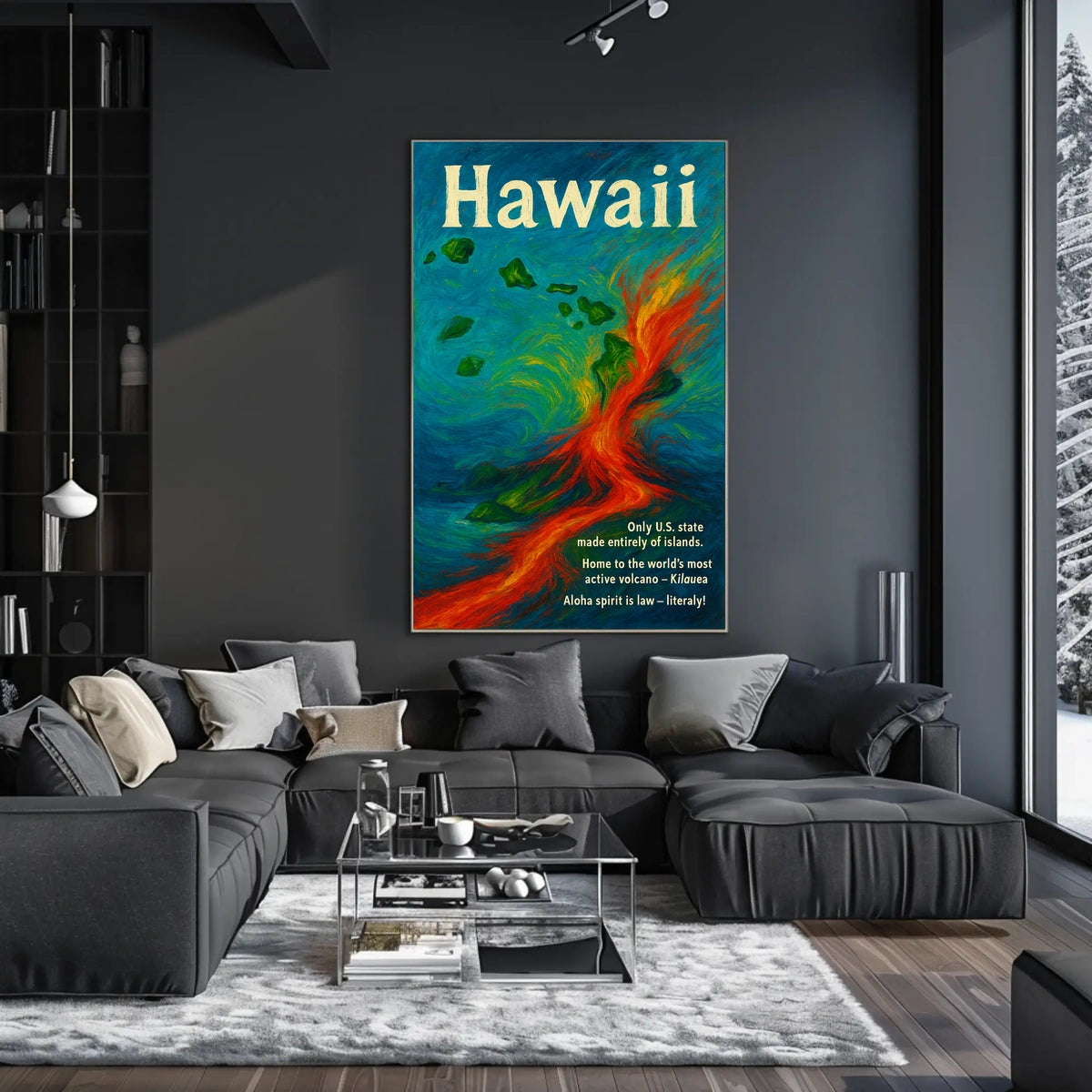 Hawaiian Volcano Art: Kilauea's Fiery Aloha Spirit