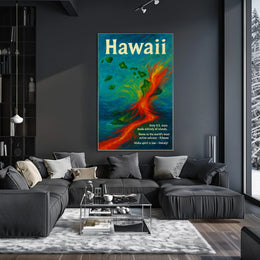 Hawaiian Volcano Art: Kilauea's Fiery Aloha Spirit