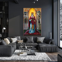 Iconic Religious Figure Poster