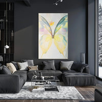 Ethereal Butterfly Wall Art Print Pastel Decor