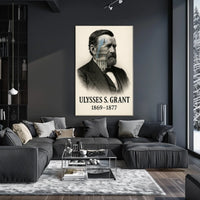 Ulysses S. Grant 18th President of the United States Reflections Poster