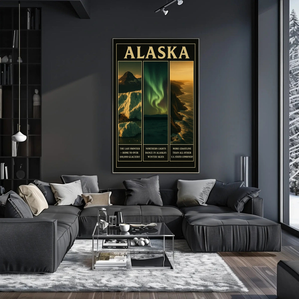 Discover Alaska The Last Frontier Poster
