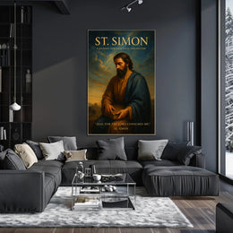 St. Simon A Journey Through Faith Poster