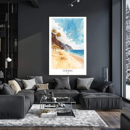 Tenerife Beachscape Poster PosterGoat